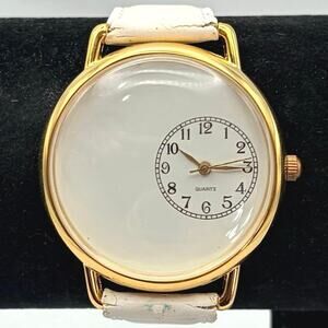 Vintage Gold Offset Sub-Dial Men’s Watch